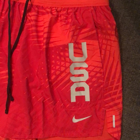 Nike Dri-FIT Team USA Flex Stride Shorts CV0410-673 Red Sz Xtra Large - Picture 3 of 5